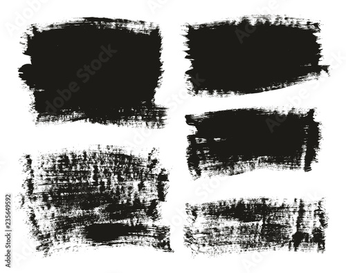 Calligraphy Paint Brush Background Mix High Detail Abstract Vector Background Set 16
