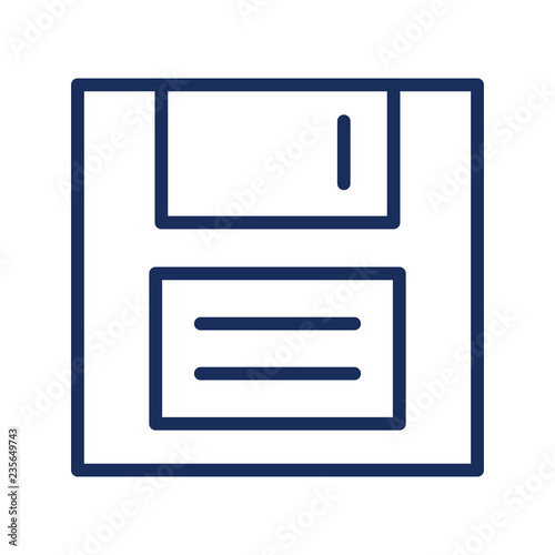 floppy disk isolated icon