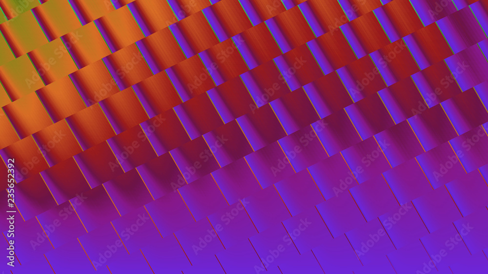 Fototapeta premium Background in paper style. Of multi-colored details.