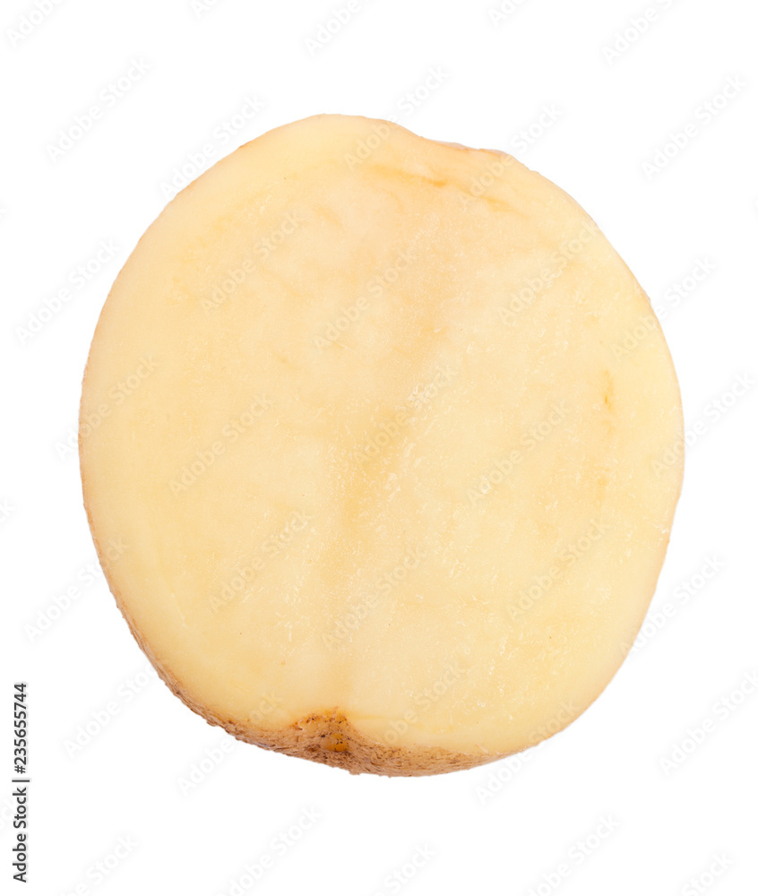 raw yellow potato isolated on white background raw yellow potato isolated on white background