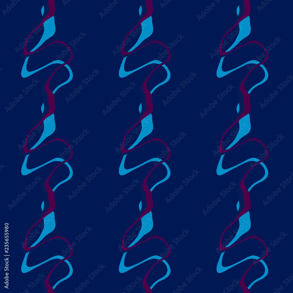 Seamless pattern background with multi-colored wavy lines. Seamless pattern background with multi-colored wavy lines.