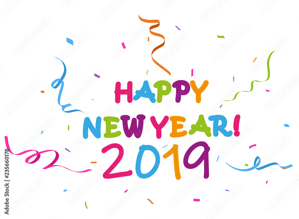 Happy New Year celebrations design Happy New Year celebrations design