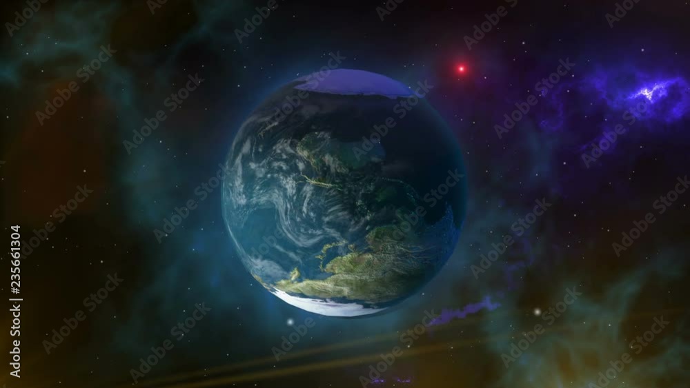 Día y noche en La Tierra vista en sentido inverso Día y noche en La Tierra vista en sentido inverso