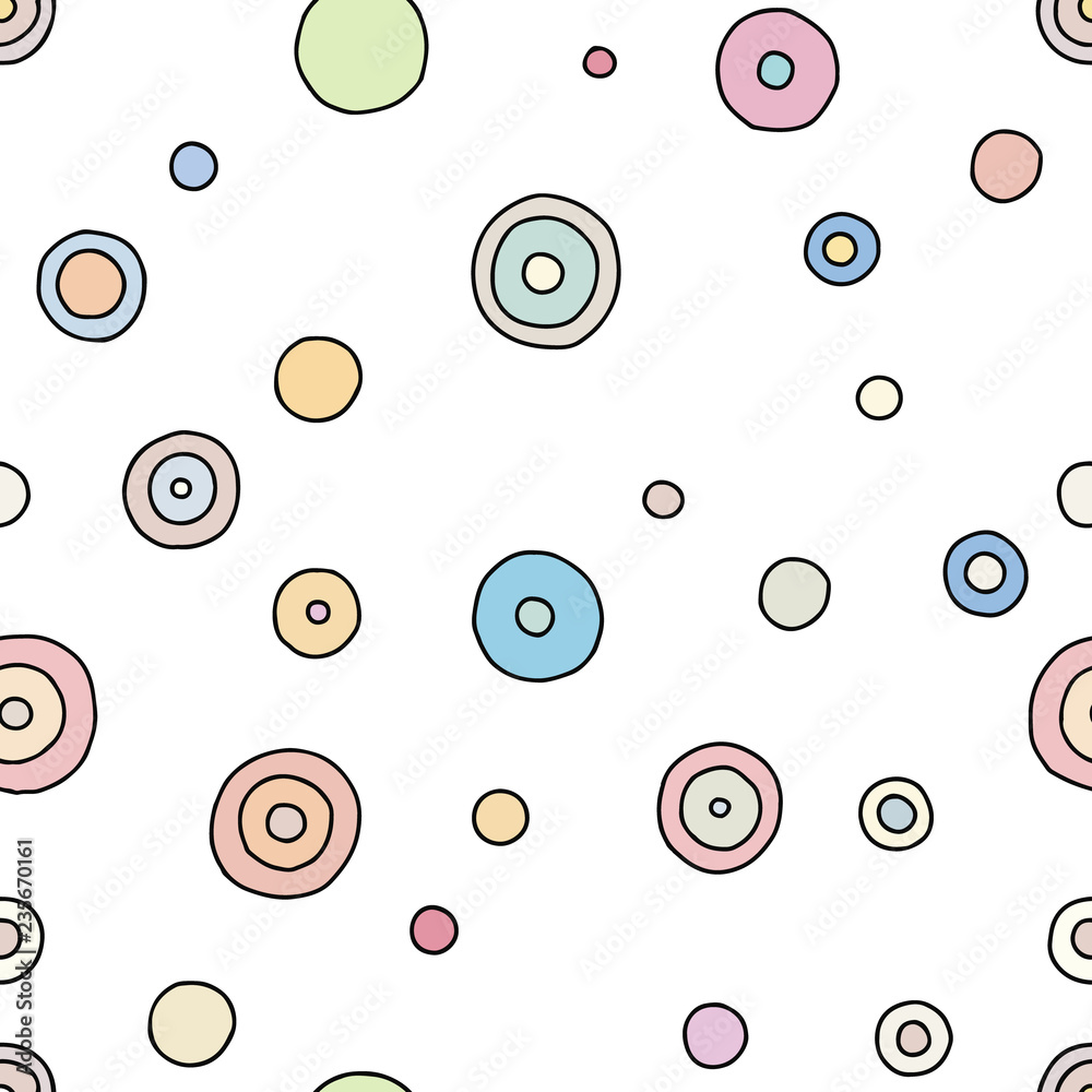 Seamless vector pattern. Black and white geometrical hand drawn background with dots. Simple print for background, wallpaper, packaging, wrapping, fabric. Seamless vector pattern. Black and white geometrical hand drawn background with dots. Simple print for background, wallpaper, packaging, wrapping, fabric.