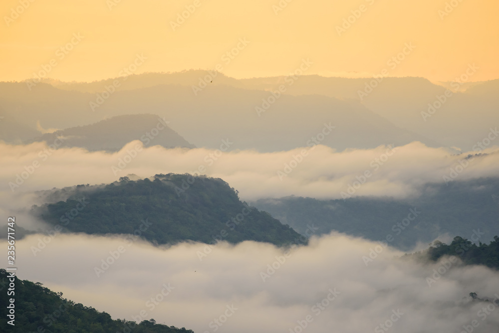 Fog Cover Mountains