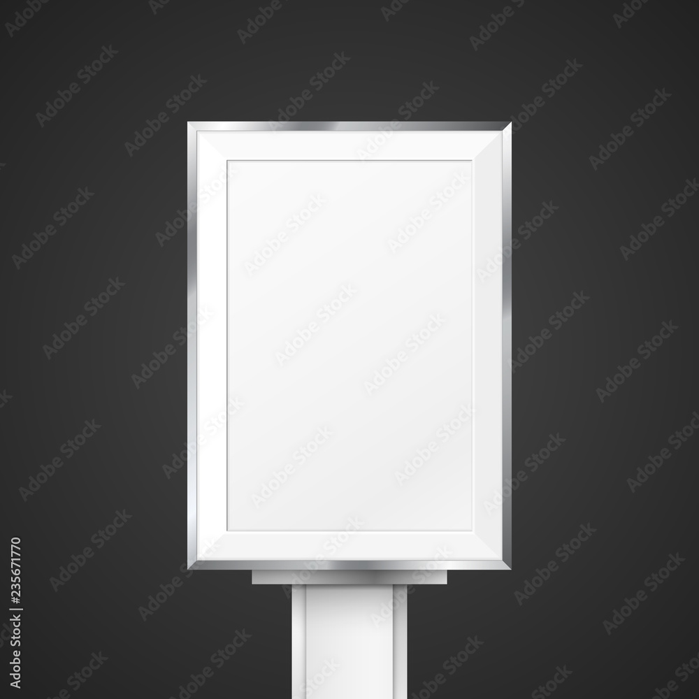 vector blank light box mockup. vector blank light box mockup.