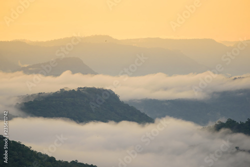 Fog Cover Mountains © K.Decha