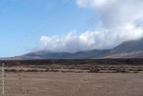 Arid landscape, Lanzarote, Canary, Spain