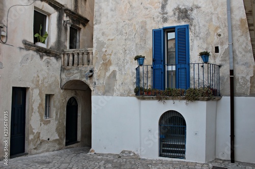 Italy: Details of Otranto with typical Salentine houses. photo