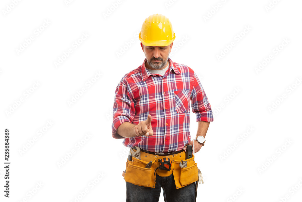 Constructor touching invisible display below. Constructor touching invisible display below.