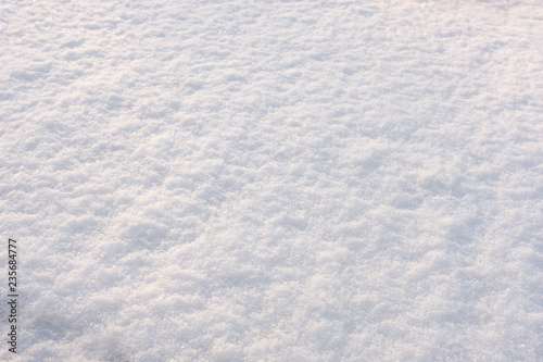 White background of natural snow