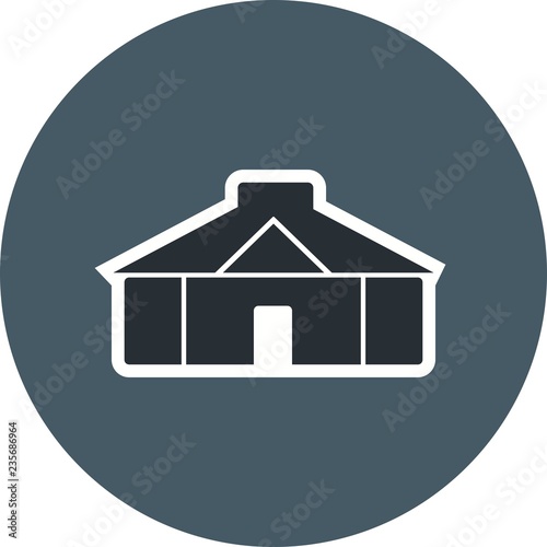 Yurt Vector Icon