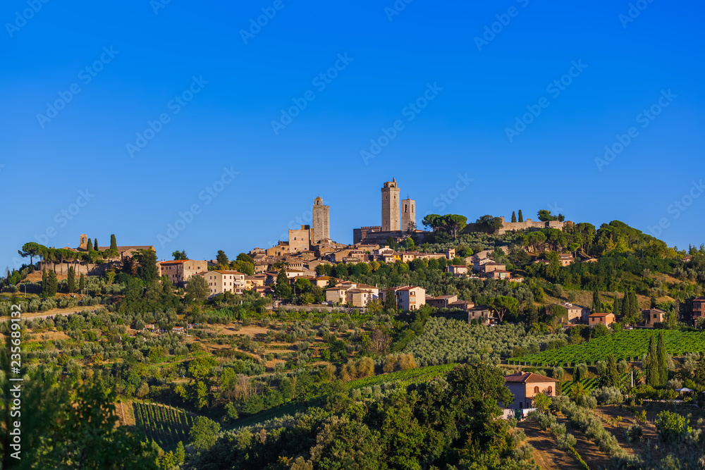 San Gimignano medieval town in Tuscany Italy San Gimignano medieval town in Tuscany Italy