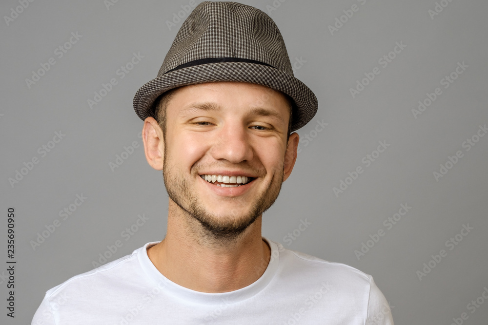 Portrait of smiling young man looking at camera Portrait of smiling young man looking at camera