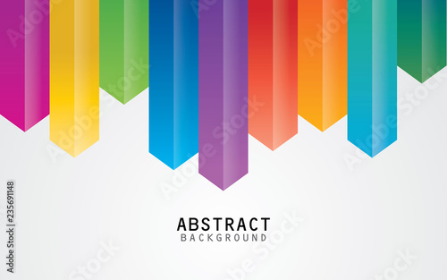 Colorful abstract geometric background vector