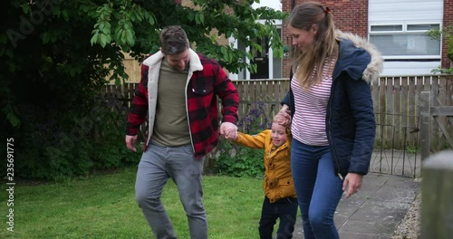 Walking Home With Mum and Dad