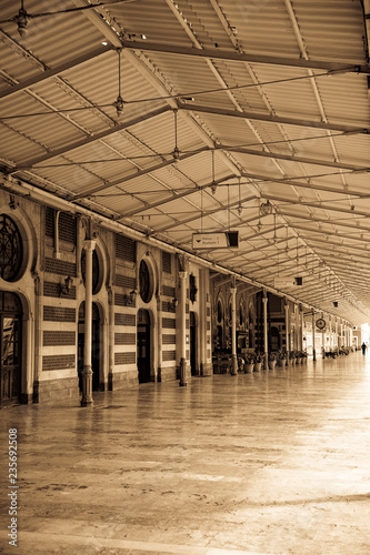 interior of railway station orient express