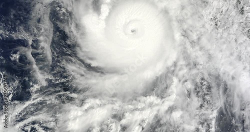 4K Hurricane Willa Animation Elements Furnished with NASA Images