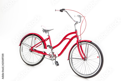 bicycle isolated on white background