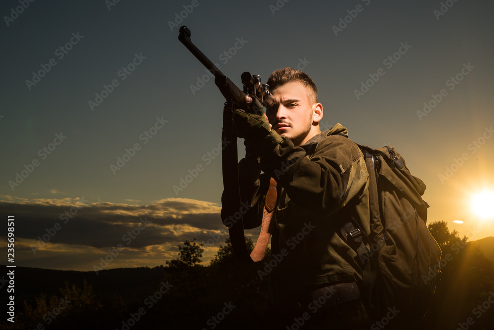 Track down. Rifle Hunter Silhouetted in Beautiful Sunset. Most realistic hunting game ever created. Hunting Gear - Hunting Supplies and Equipment. Track down. Rifle Hunter Silhouetted in Beautiful Sunset. Most realistic hunting game ever created. Hunting Gear - Hunting Supplies and Equipment.