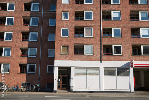 Copenhagen, Denmark - October 11, 2018 : View of a building in Nørrebro