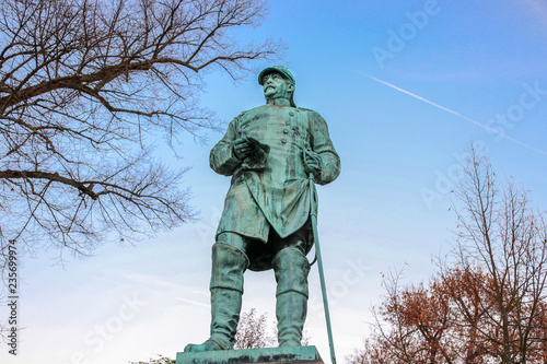 Bild auf Leinwand Statue Otto von Bismarck