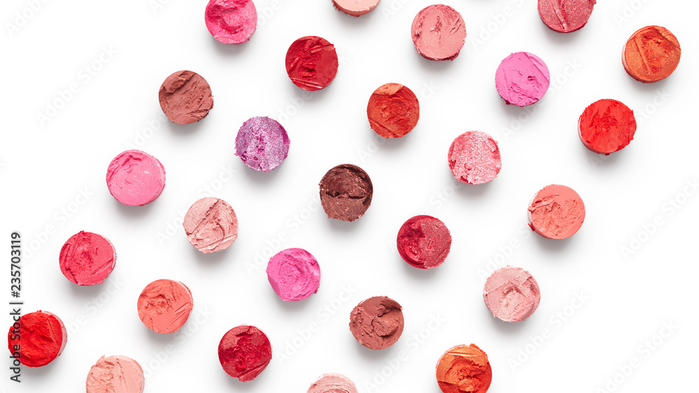 Lipsticks isolated on white background Lipsticks isolated on white background