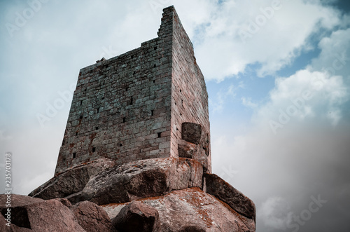 San Giovanni watchtower on Elba Island, Tuscany, Italy photo