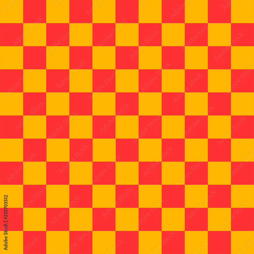 Red and yellow checkered background Red and yellow checkered background
