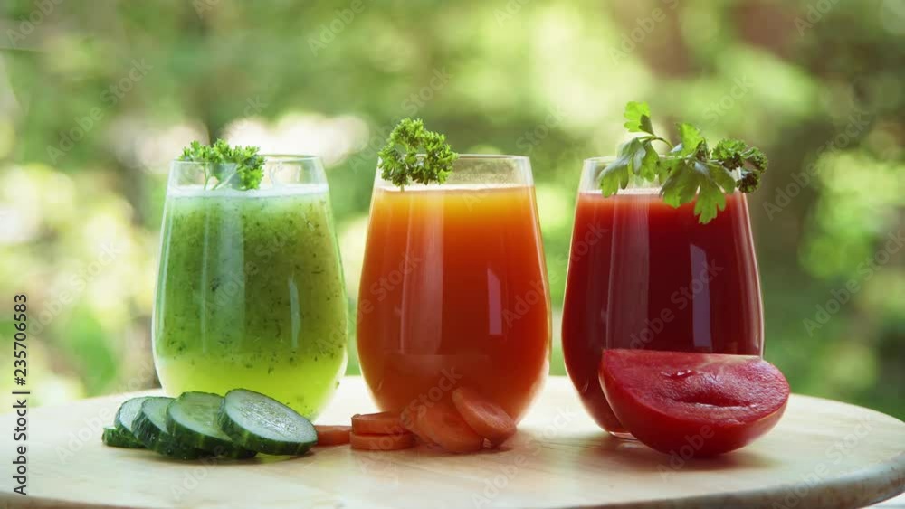 Fresh juice, mix fruits and vegetable Fresh juice, mix fruits and vegetable