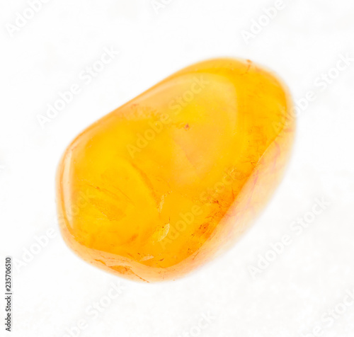 Wallpaper Mural tumbled carnelian (cornelian) stone on white Torontodigital.ca