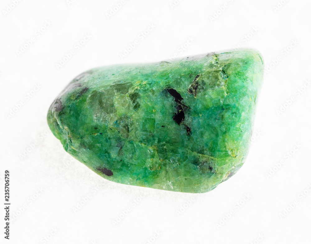 polished green crazy lace agate stone on white polished green crazy lace agate stone on white