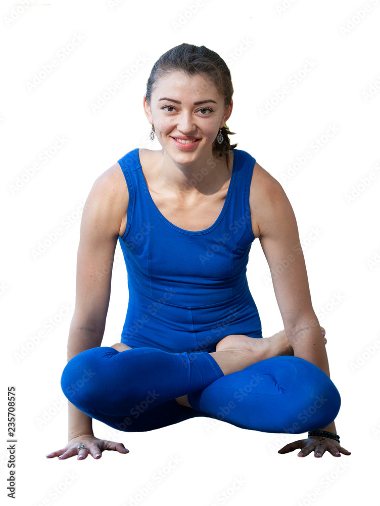 Two beautiful young women practicing yoga. Calmness and relax, female happiness Two beautiful young women practicing yoga. Calmness and relax, female happiness