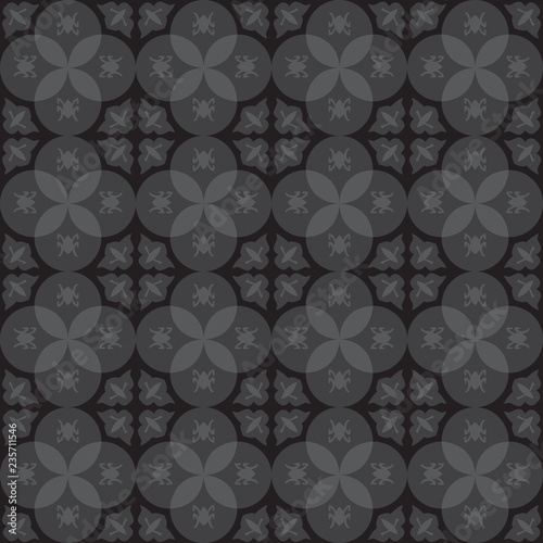 Gray royal pattern. The Seamless vector background