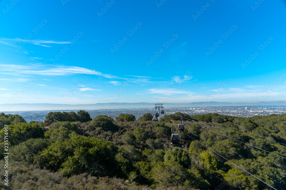 Obraz premium panoramic view of the Oakland and San Francisco