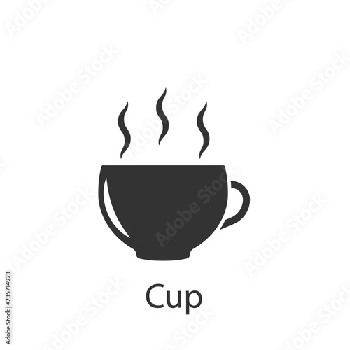 Glass of hot tea icon. Element of drink and food icon for mobile concept and web apps. Detailed Glass of hot tea icon can be used for web and mobile