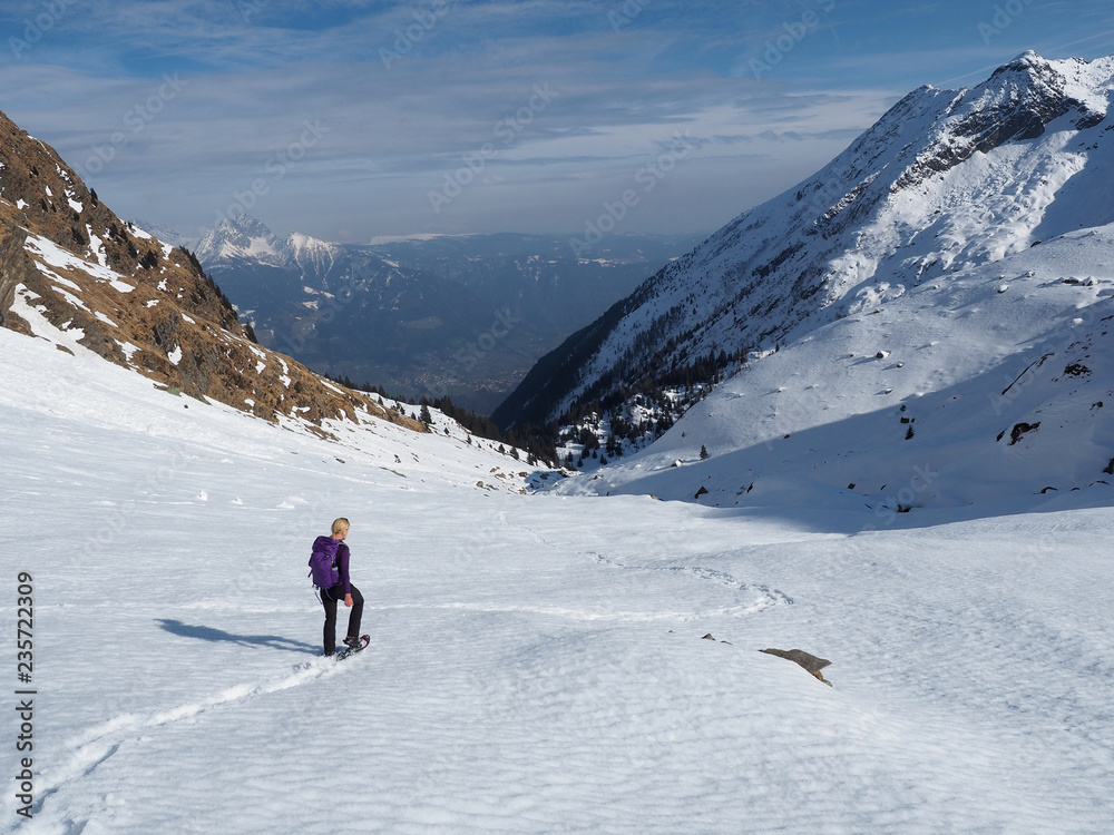 Südtirol - Schneeschuhtour im Spronser Tal