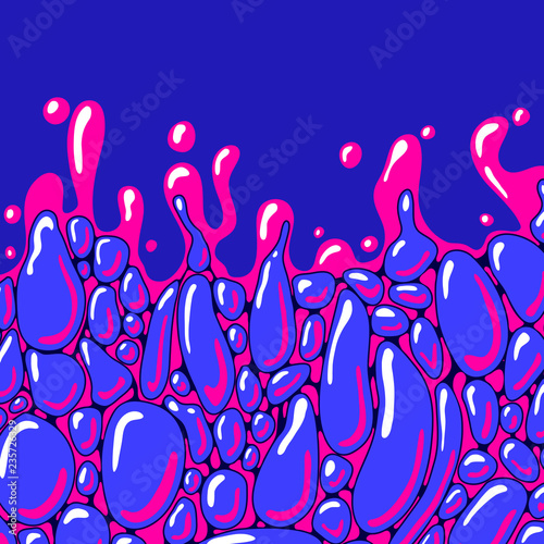 Bubbles are liquid. Space slime.