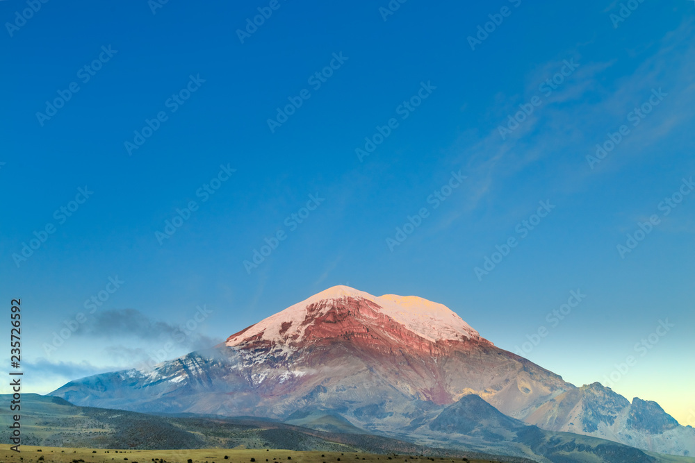 Paysage montagne volcan Chimborazo Equateur