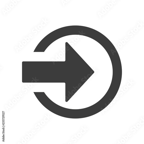 Login icon on white background. Free Download Login icon on white background. - GFXLoad