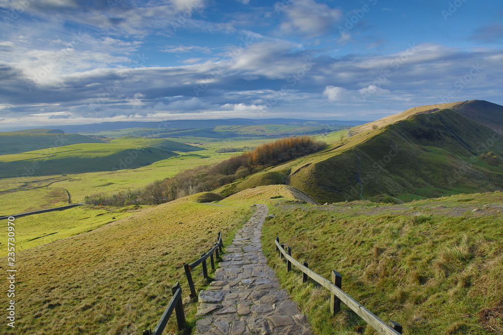 views from the great ridge, Castleton, Derbyshire