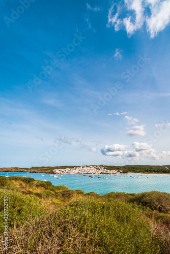 Es Grau Village in Minorca  Spain.