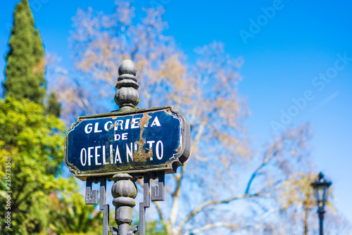 The roundabout of Ofelia Nieto in Seville, Andalusia, Spain. photo