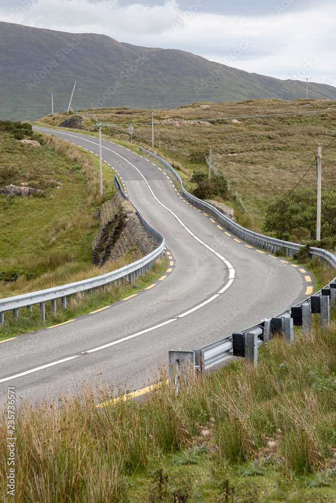 Open Road near Killary Fjord; Connemara