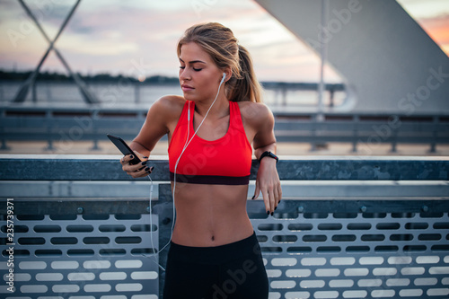 She has a perfect playlist for this run