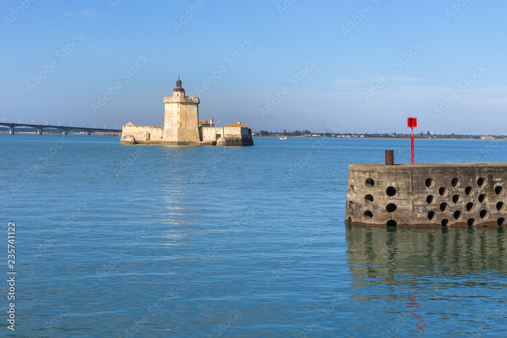 Fort Louvois at high tide, Charente-Maritime, France Fort Louvois at high tide, Charente-Maritime, France