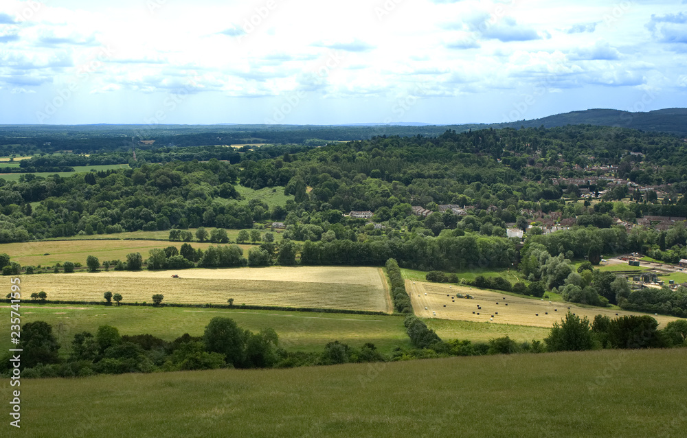 View from Box Hill, Surrey, England