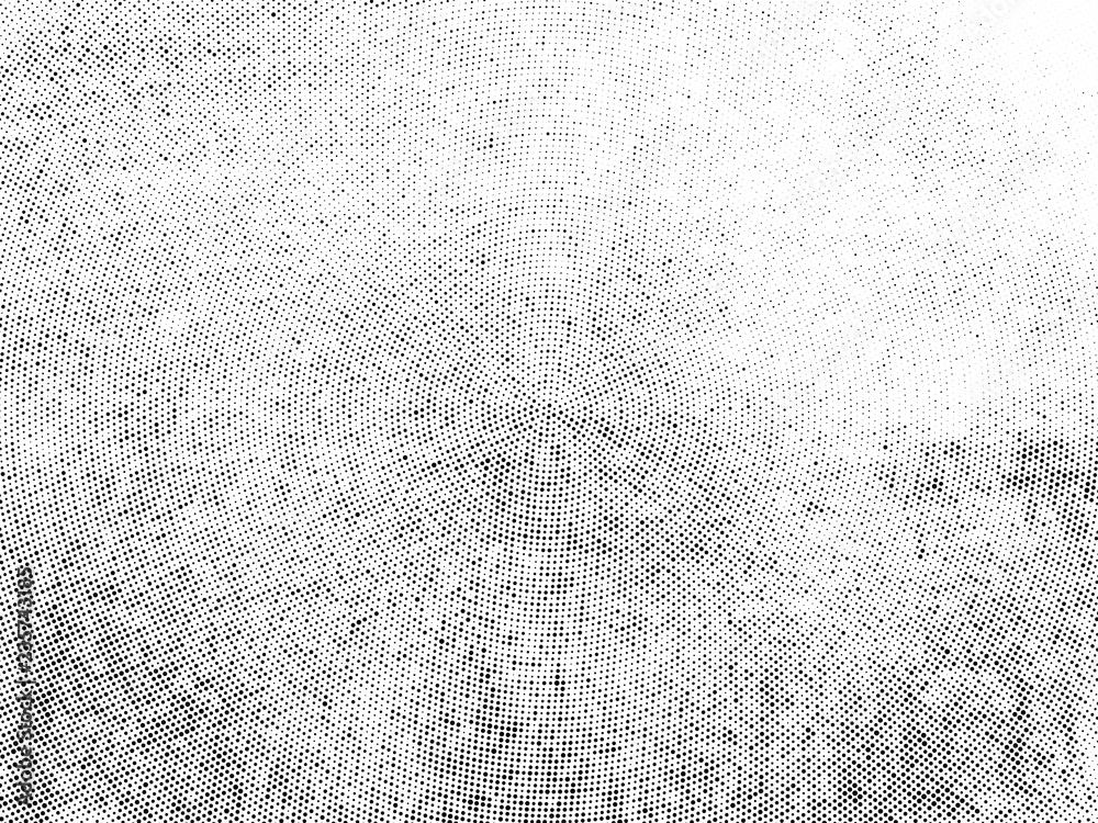 Fototapeta premium Subtle halftone vector texture overlay. Monochrome abstract splattered background.