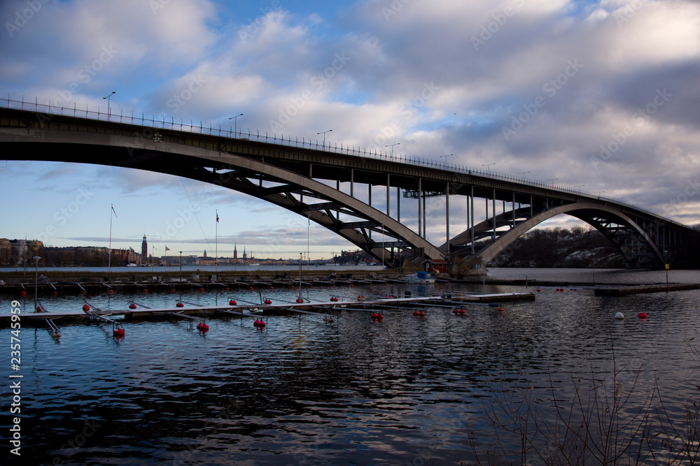 Central bridge in Stockholm