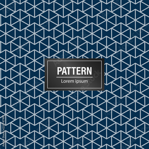 Geometric pattern background. Minimal and modern blue background